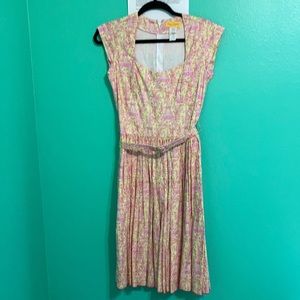 Bernie Dexter swing Eiffel Tower midi dress sz0